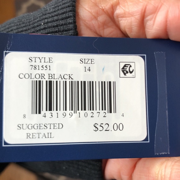 NWT Reebok Women's Solid Zip-Pocket Bikini Bottom Black SIZE 14 PLUS SIZE - Picture 9 of 9